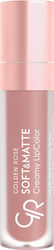 Golden Rose Soft & Matte Creamy Υγρό Κραγιόν Ma...