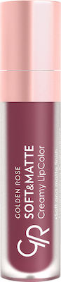 Golden Rose Soft & Matte Creamy Lang anhaltend Flüssig Lippenstift Matt