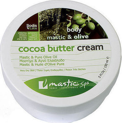 Mastic Spa Cocoa Butter Cream Mastic & Olive Oil Ενυδατικό Butter Σώματος για Ξηρές/Πολύ Ξηρές Επιδερμίδες 150ml