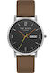 Ted Baker Grant Men's Watch 40mm Battery with Brown Leather Strap
