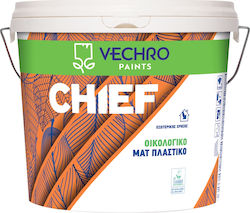 Vechro Chief Eco Πλαστικό Χρώμα Οικολογικό για Εσωτερική Χρήση 9lt