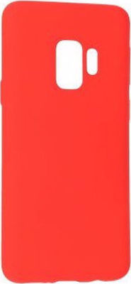 Mercury Soft Feeling Silicone Back Cover Red (Galaxy S9+)