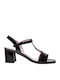 Boxer Anatomic Leather Women's Sandals Black