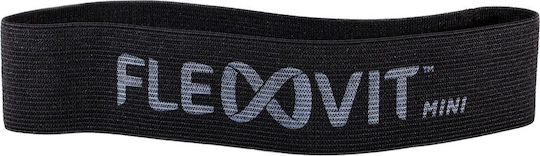 FlexVit Mini Mini Λάστιχο Γυμναστικής Loop Πολύ Σκληρό Μαύρο 0.3m