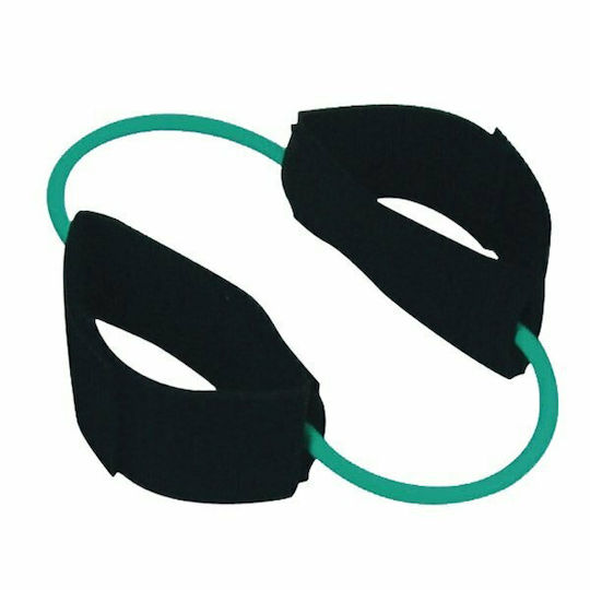 MVS In Motion Cuff-Ring Loop Λάστιχο Γυμναστικής Σωληνωτό / Loop Σκληρό με Λαβές Πράσινο