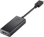 HP Konverter USB-C männlich zu HDMI weiblich Schwarz (2PC54AA)