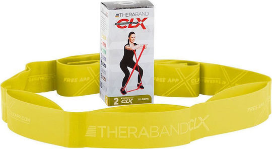 Thera-Band CLX Widerstandsbänder Schleife Licht Gelb 2.2m