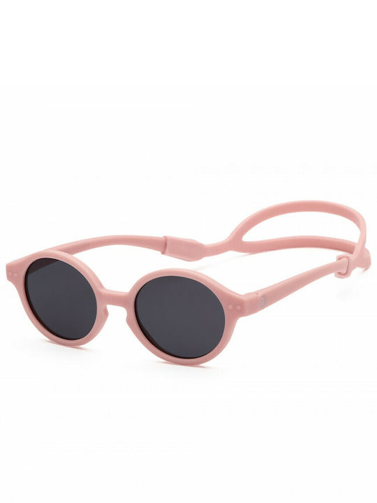 Izipizi #d Στρογγυλά Βρεφικά Γυαλιά Ηλίου με Polarized Φακό Pastel Pink για 0-9 Μηνών