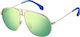 Carrera Carrerino Aviator Kids Sunglasses with Mirror Lenses Gold