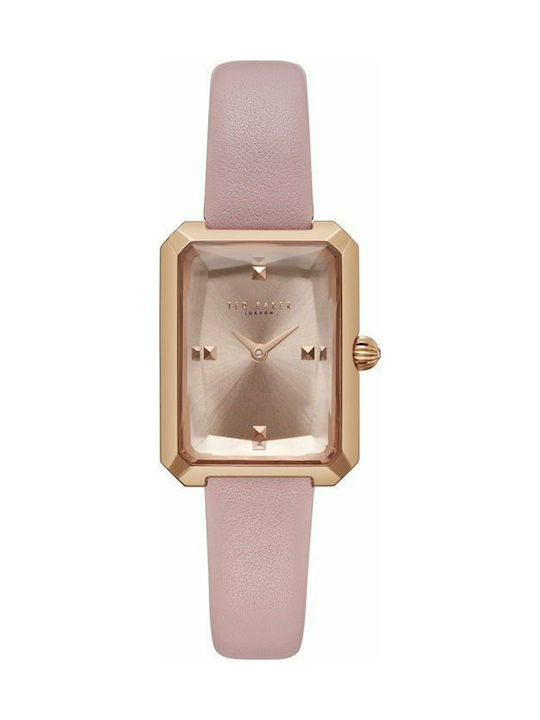 Ted Baker Cara Uhr mit Rosa Lederarmband