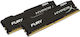 HyperX Fury 16GB DDR4 RAM cu 2 module (2x8GB) și Viteză 3466 pentru Desktop
