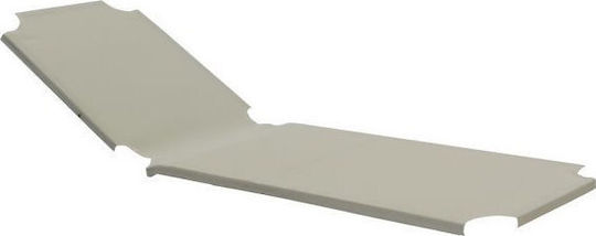HomeMarkt Sunbed Cover Textline Ecru 200x62 cm
