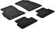 Lampa Set of Front and Rear Mats 4pcs for Chevrolet Cruze 2009-2015 Black
