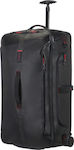 Samsonite Paradiver Light Large Travel Suitcase Fabric Black with 2 Wheels Height 79cm