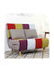 Sara Two-Seater Couch Bed Multicolour 120x89x88 cm