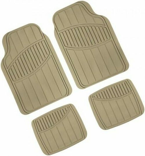 Lampa Set of Front and Rear Mats Universal 4pcs Beige