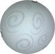 Luma Classic Glass Ceiling Light with Socket E27 23pcs White