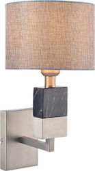 Aca Modern Wall Lamp E27 25cm Silver ML306411WS