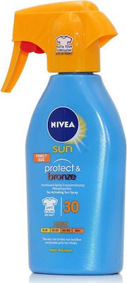 Nivea Protect & Bronze Wasserfest Sonnenschutz Lotion für den Körper SPF30 in Spray 300ml