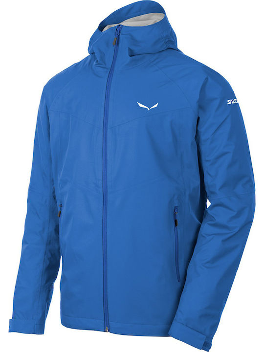 Salewa Puez Aqua 3 Powertex Hardshell Men s Sport Jacket Blue