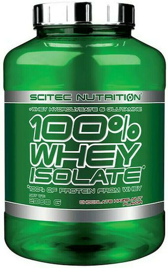 Scitec Nutrition 100% Whey Isolate Protein Whey Gluten Free with Flavor Chocolate Hazelnut 2kg