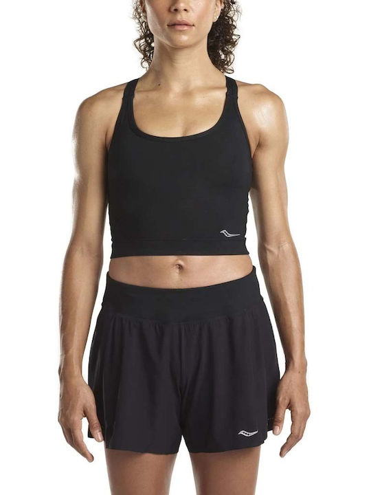 Saucony Impulse Femeie Sport Bluză Fără mâneci Neagră