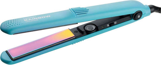GammaPiu Rainbow Antistatic PR02398 Hair Straightener with Ceramic Plates 43W