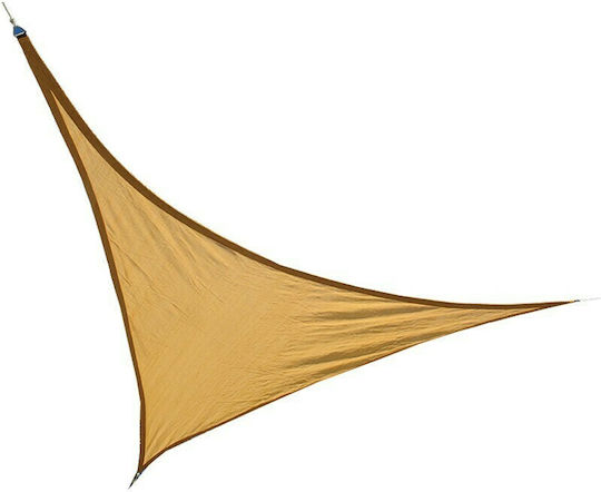 Lianos Τρίγωνο Πανί Σκίασης Κίτρινο 3.5m 140gr/m²
