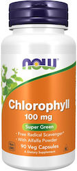 Now Foods Chlorophyll 100mg 90 φυτικές κάψουλες