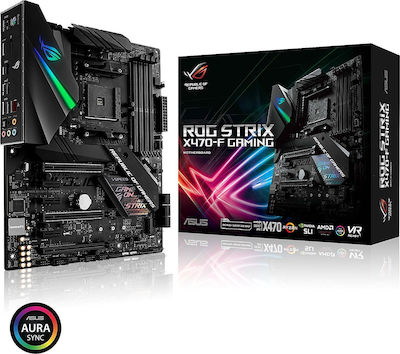 Asus Rog Strix X470-F Gaming ATX Motherboard with AMD AM4 Socket