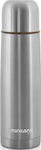 Miniland Steel ML Bottle Thermos Stainless Steel BPA Free Silver with Cap-Cup