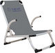 Escape Small Chair Beach Aluminium with High Back Gray Waterproof 67x53x67cm.