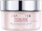 Lancaster Total Age Correction Rich Αντιγηραντική Κρέμα Προσώπου Ημέρας με SPF15 για Κανονικές/Ξηρές Επιδερμίδες κατά των Ατελειών με Βιταμίνη C 50ml