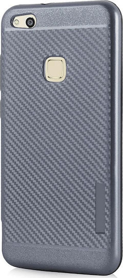 Hurtel Carbon Armor Hybrid Huawei Back Cover Silicone Gray (Huawei P10 Lite)