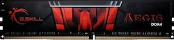 G.Skill Aegis 8GB DDR4 RAM mit Geschwindigkeit 2666 für Schreibtisch