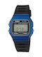 Casio Collection Ψηφιακό Ανδρικό Ρολόι 35.2mm Χρονογράφος Μπαταρίας με Μαύρο Καουτσούκ Λουράκι
