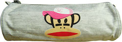 Graffiti Paul Frank Pencil Case Barrel Gray