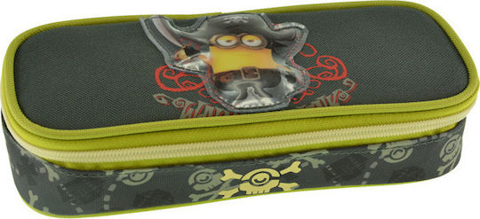 Graffiti Minions Penar cu 1 Compartiment Verde