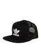 Trefoil Men's Snapback Trucker Cap Black