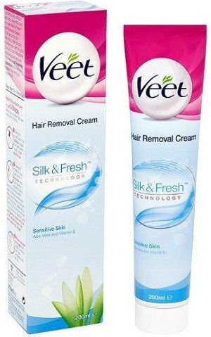 Veet Silk & Fresh Haarentfernungscreme für E-Commerce-Website & Füße 200ml