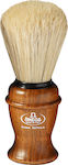 Omega 11137 Shaving Brush with Boar Hair Bristles Brown