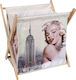 Keskor Marilyn Θήκη Περιοδικών Ξύλινη Πολύχρωμη 38x29x40εκ.
