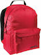 Must Monochrome Red School Bag Backpack Junior High-High School in Red color 22lt