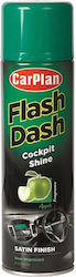 Car Plan Spray Glänzen / Reinigung für Kunststoffe im Innenbereich - Armaturenbrett mit Duft Apfel Flash Dash - Apple 500ml FSA506