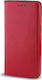 Smart Magnet Synthetic Leather Book Red (Galaxy S9+)