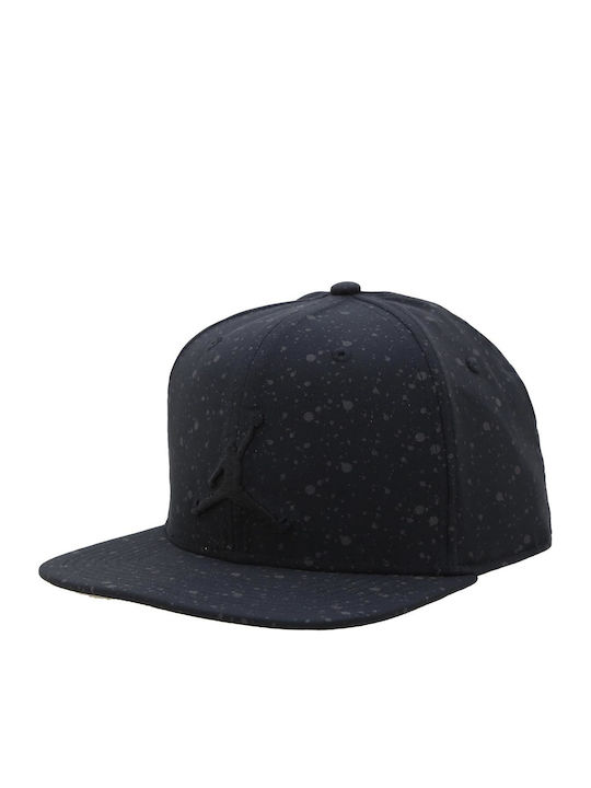 Air  Speckle Print Jockey με Ίσιο Γείσο Μαύρο
