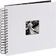 HAMA Album Fine Art 50 Pages for 100 Photos Photos of Size 10x15cm Grey 28x24cm