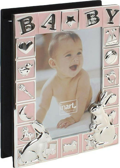 Inart Kinderalbum Baby 36 Seiten für 10 Fotos Abmessungen 13x18cm 18x24cm