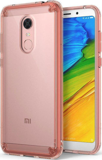 Ringke Fusion Back Cover Σιλικόνης Ροζ Χρυσό (Redmi 5 Plus)