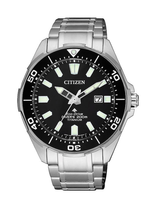 Citizen Promaster Ceas Barbati 44mm Eco - Drive cu Brățară din Metal Argintie